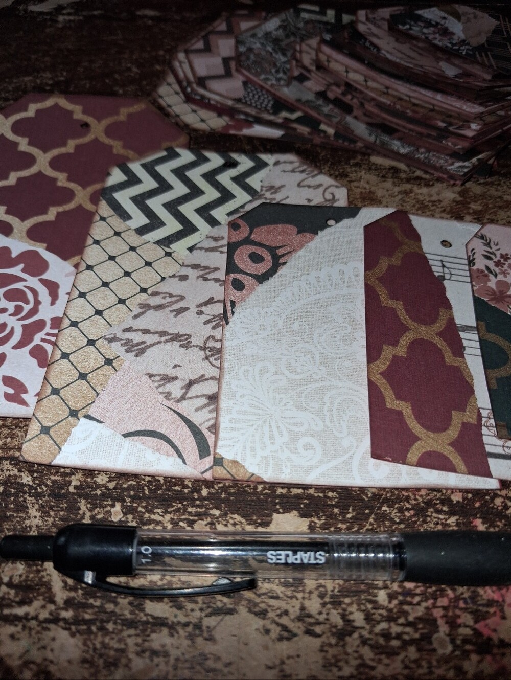 38 Collaged Tags - Picture 3 of 3